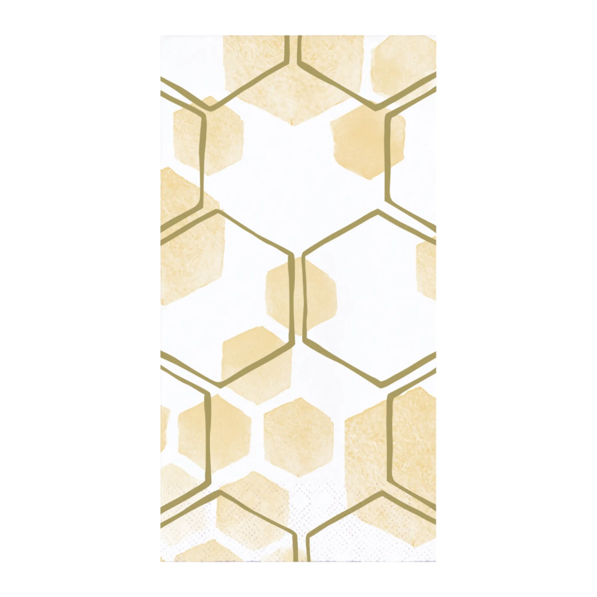 Gold Honeycomb Bee Guest Towels 16ct