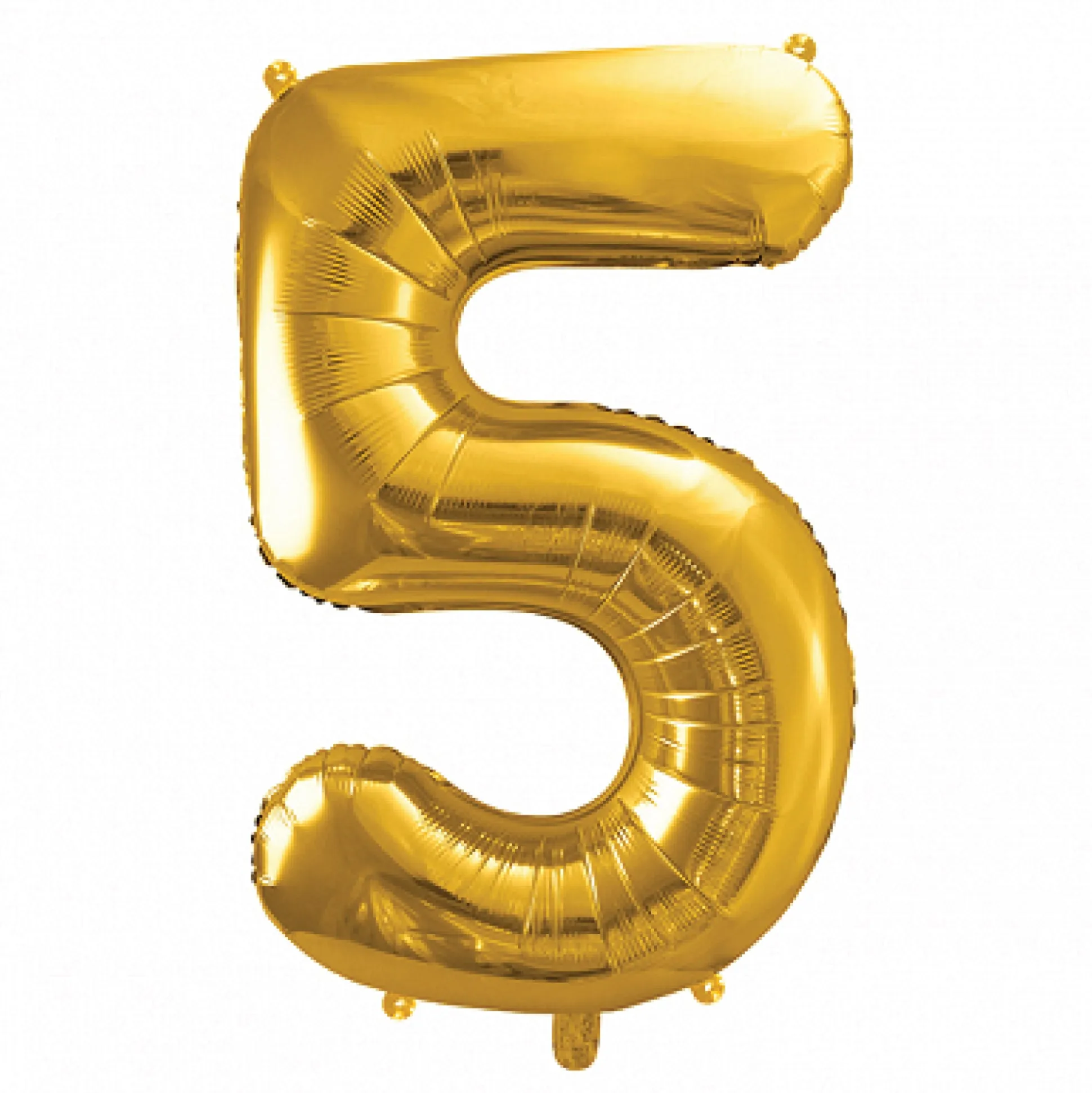 34" Gold Number Balloon 0-9