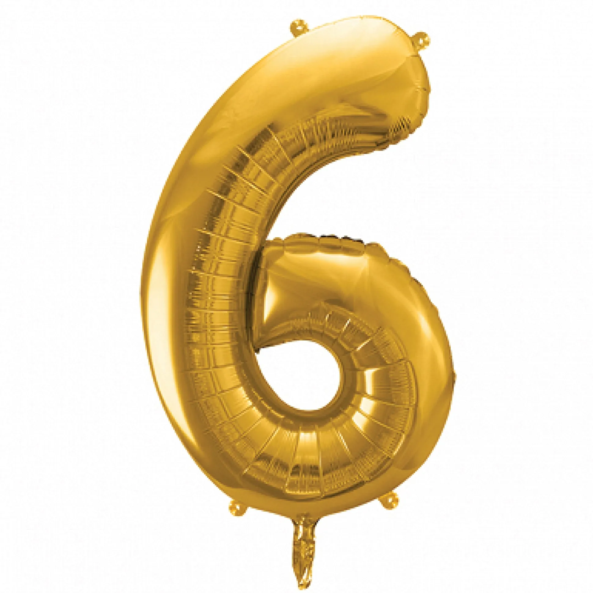 34" Gold Number Balloon 0-9