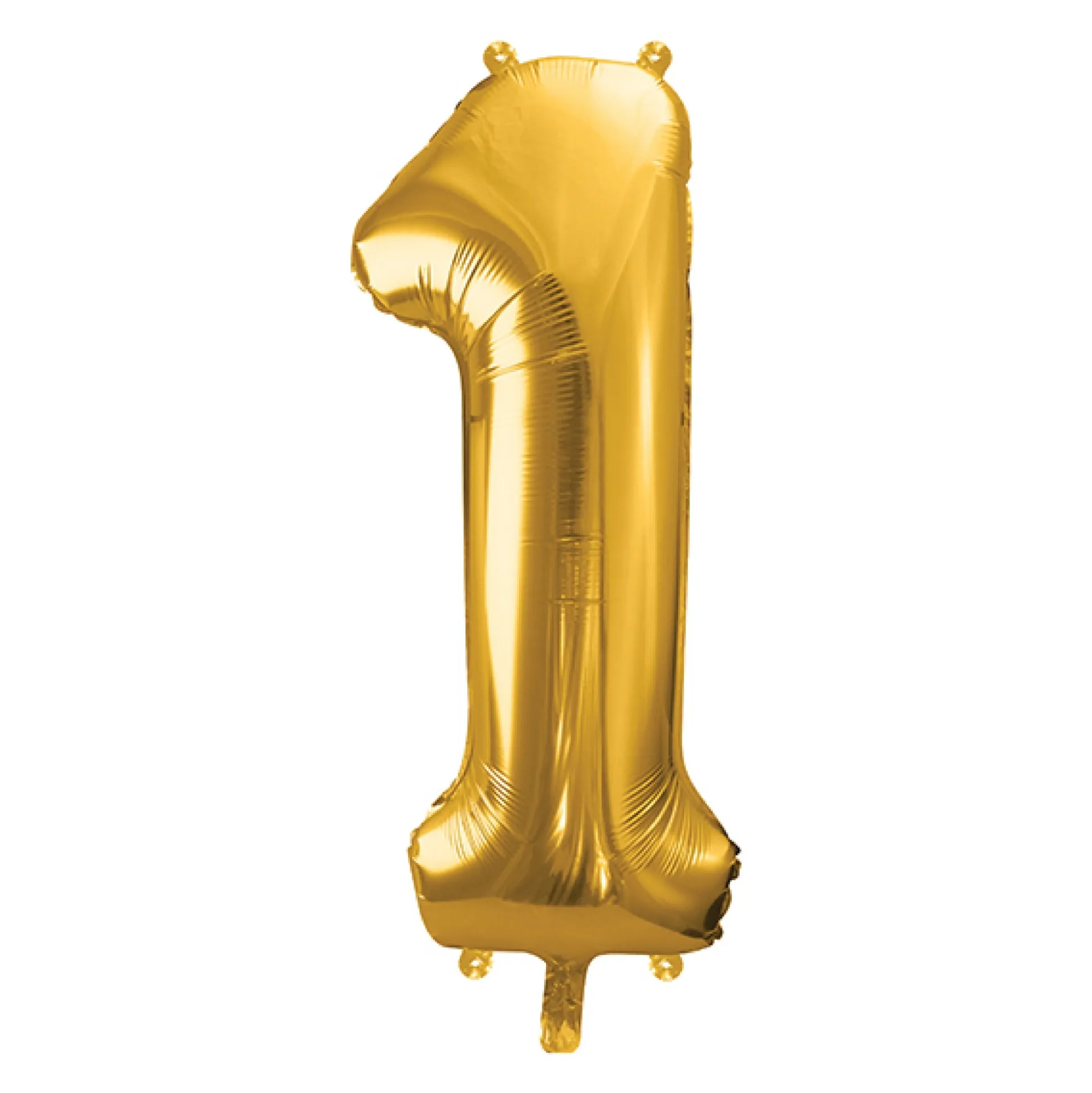 34" Gold Number Balloon 0-9