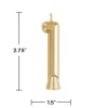Gold Number 1 Birthday Candle