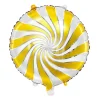 Gold & Silver Swirly Lollipop Foil Balloon 14in