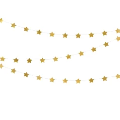 Gold Star Garland 12'