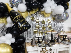 Gold Tinsel Fringe Garland 4.5ft