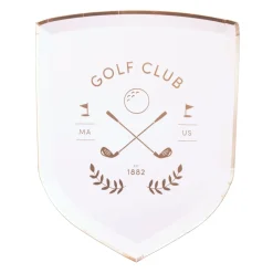 Golf Club Dessert Plates 8ct