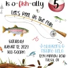 Gone Fishing Birthday Party Invitation