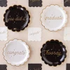 Grad Well Wishes Scalloped Dessert Napkins 16ct