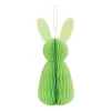 Green Bunny Honeycomb Decoration 12in