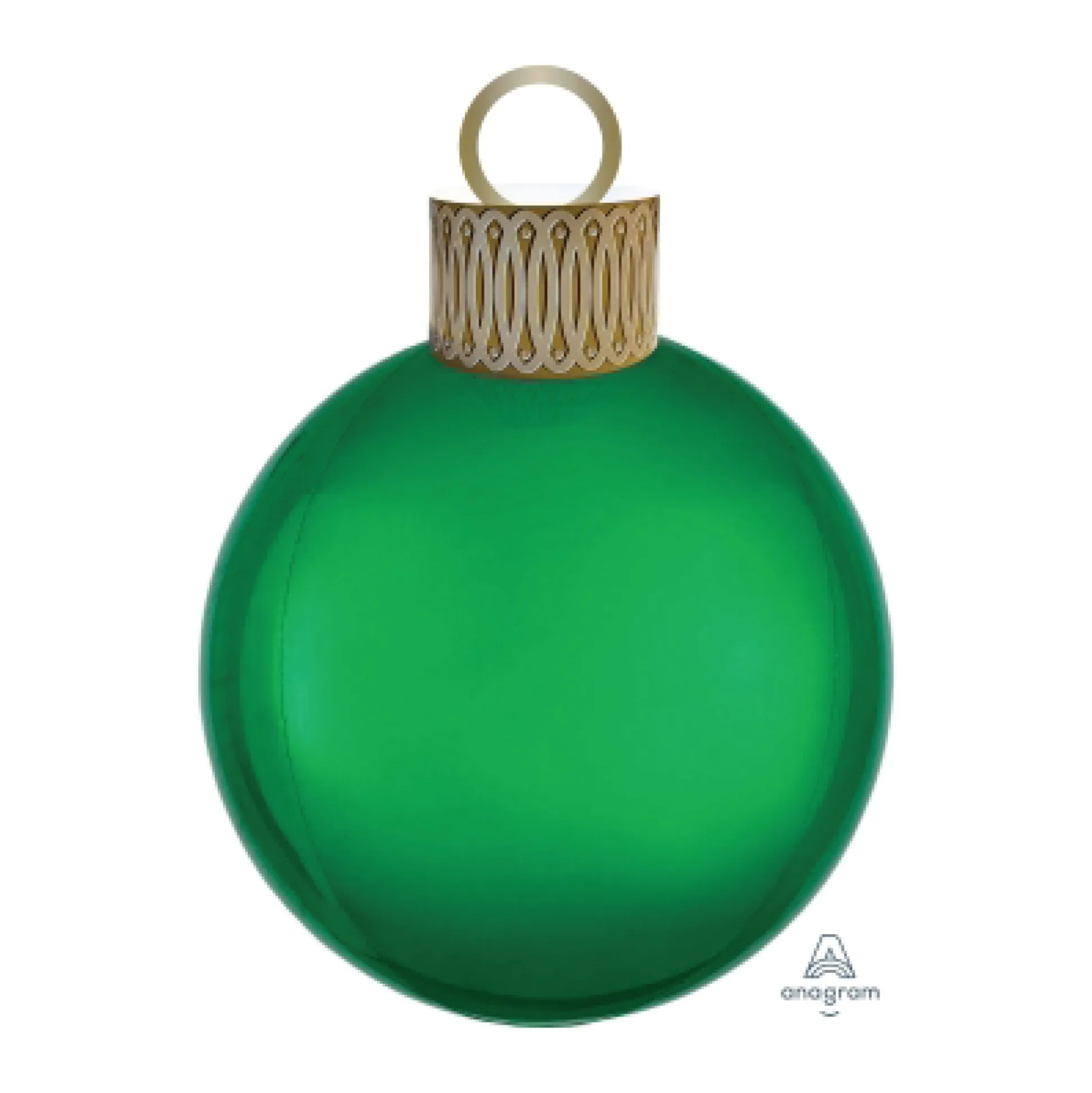 Green Christmas Ornament Foil Balloon Kit 20in