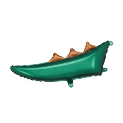 Green Dinosaur Tail Foil Balloon 29in