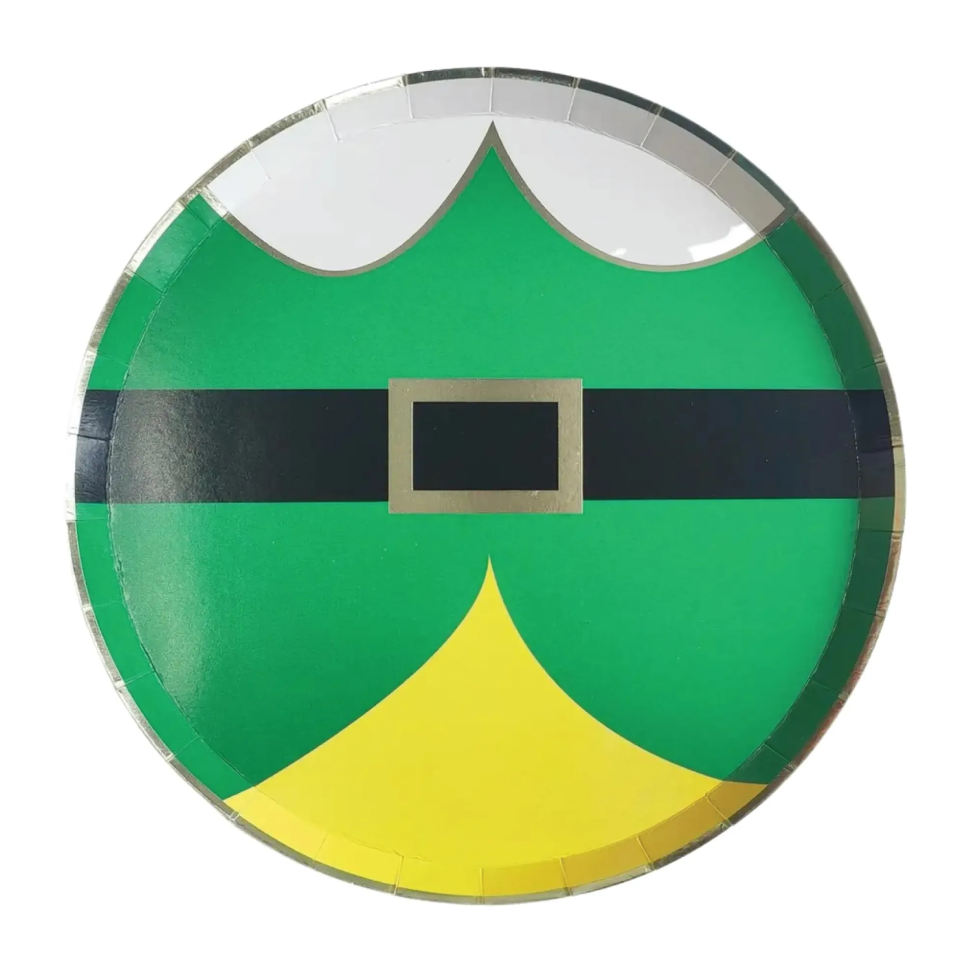 Green Elf Dessert Plates 8ct