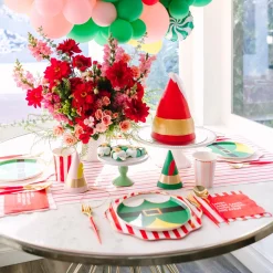 Green Elf Dessert Plates 8ct