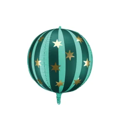 Green Foil Starry Balloon 20in