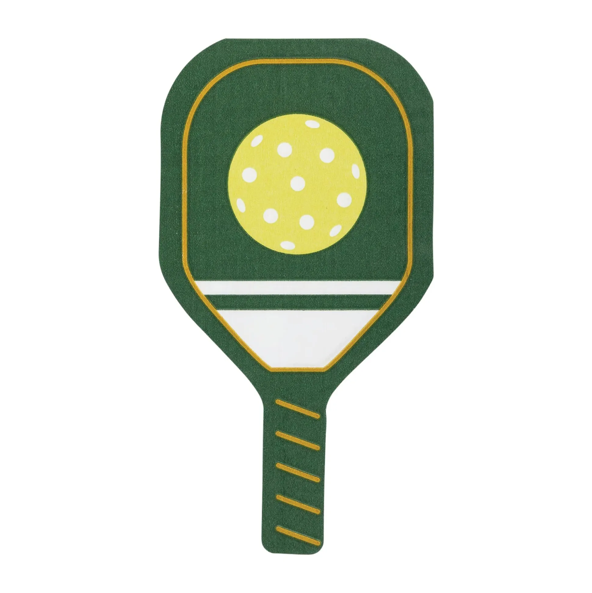 Green Pickleball Paddle Lunch Napkins 18ct