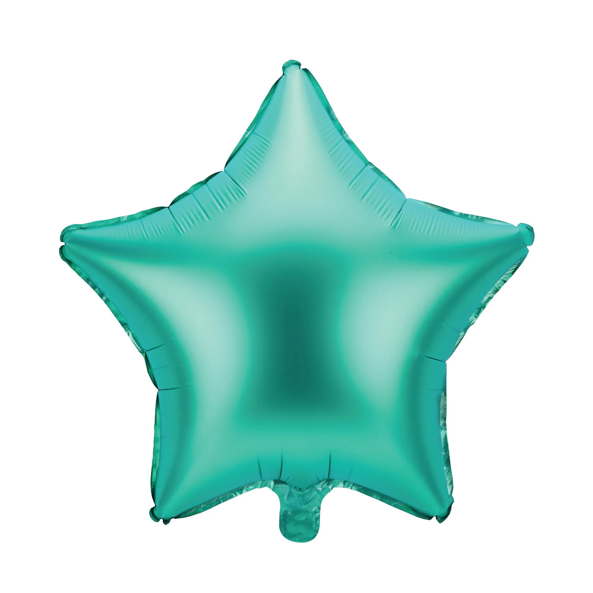 Green Star Foil Balloon 19in
