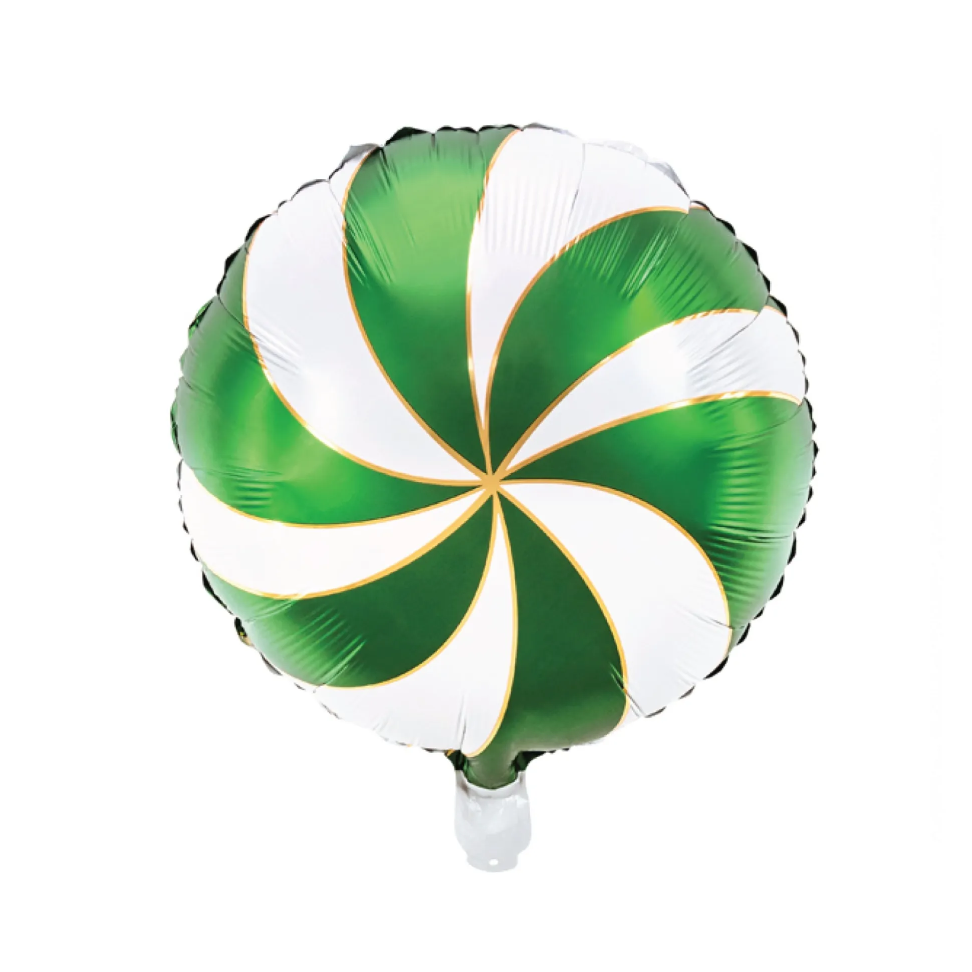 Green Swirly Lollipop Foil Balloon 14in