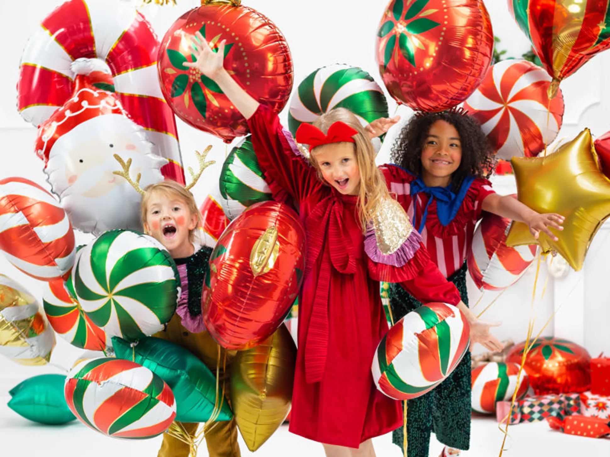 Green Swirly Lollipop Foil Balloon 14in