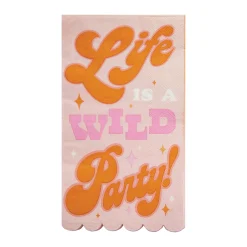 Groovy Life is a Wild Party Guest Towels 16ct