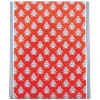 Hamptons Red Floral Paper Table Runner 10ft