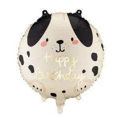 Happy Birthday Puppy Foil Balloon 14in
