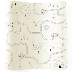 Happy Camper Adventure Map Paper Table Runner