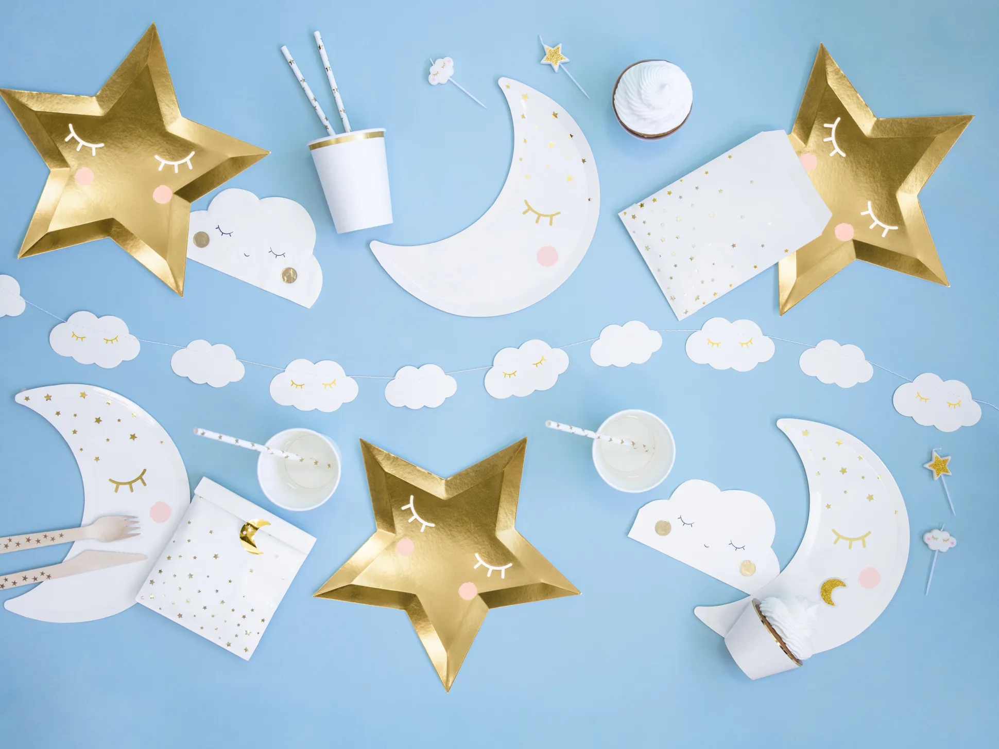 Happy Cloud Dessert Napkins 20ct