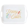 Happy Easter Reusable Bamboo Serving Tray 1ct