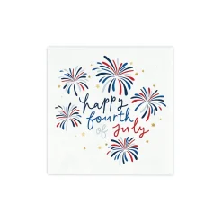 Happy Fourth of July Dessert Napkins 20ct