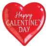 Happy Galentine's Day Heart Dessert Plates 8ct