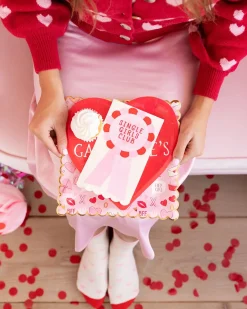 Happy Galentine's Day Heart Dessert Plates 8ct