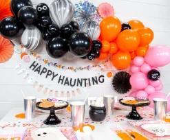 Happy Haunting Halloween Balloon Garland Kit 8ft