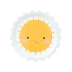 Happy Sunshine Dessert Plates 6ct