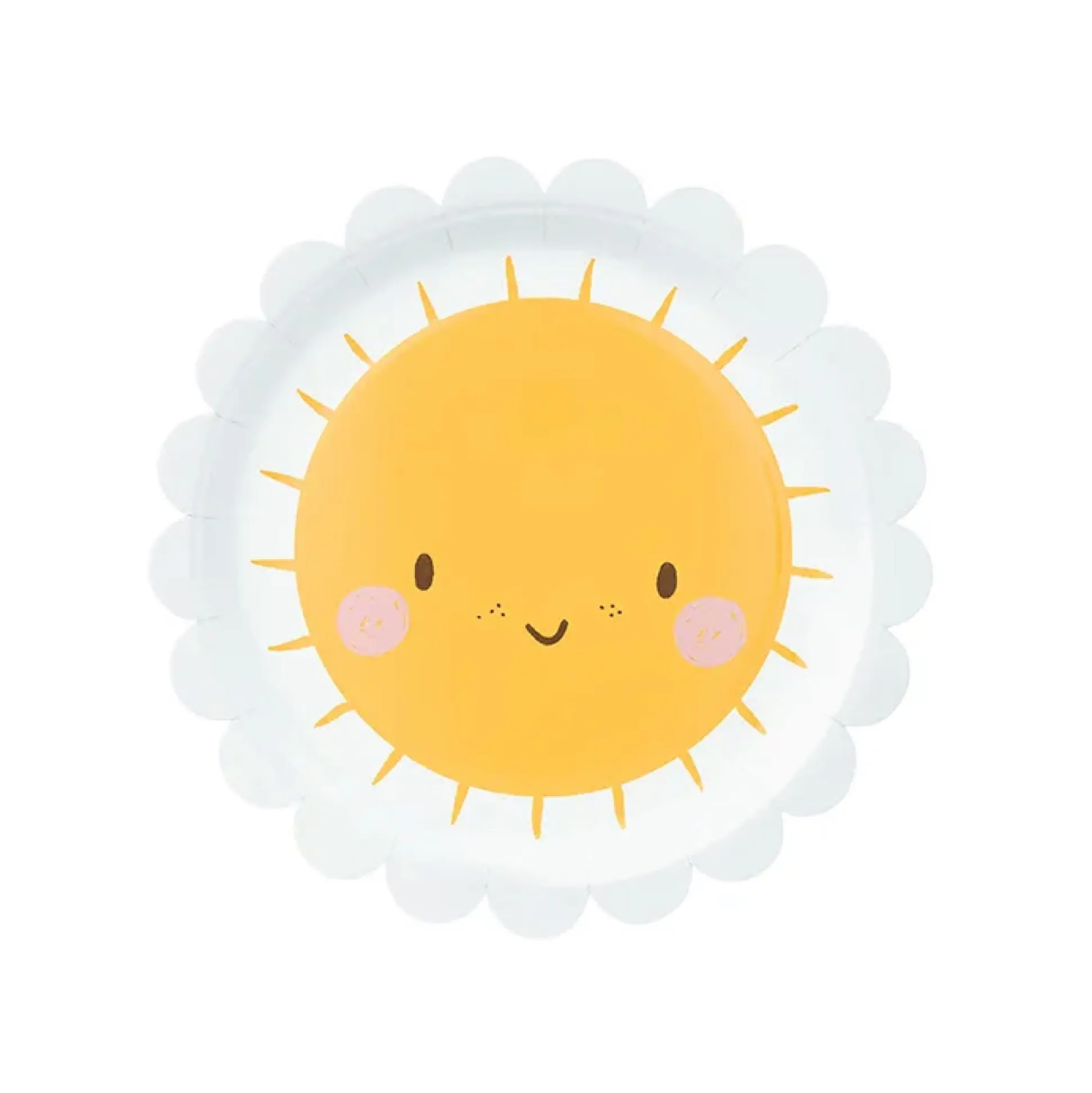 Happy Sunshine Dessert Plates 6ct