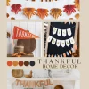 Harvest Wood Thankful Banner 9ft