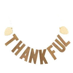 Harvest Wood Thankful Banner 9ft