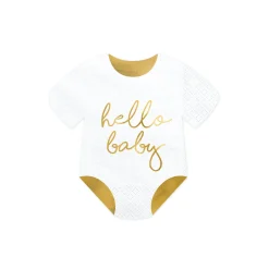 Hello Baby Romper Napkins 20ct