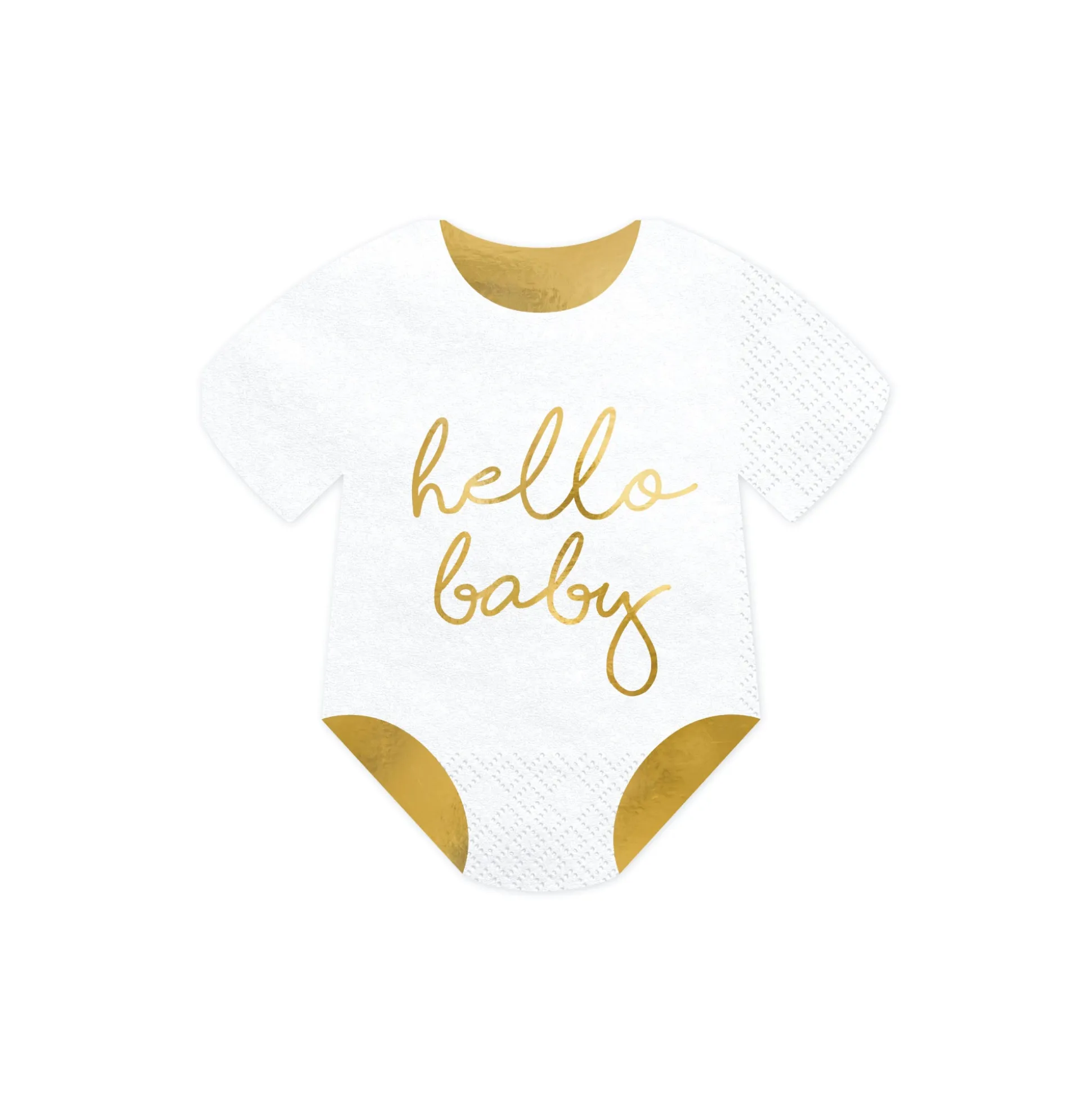 Hello Baby Romper Napkins 20ct