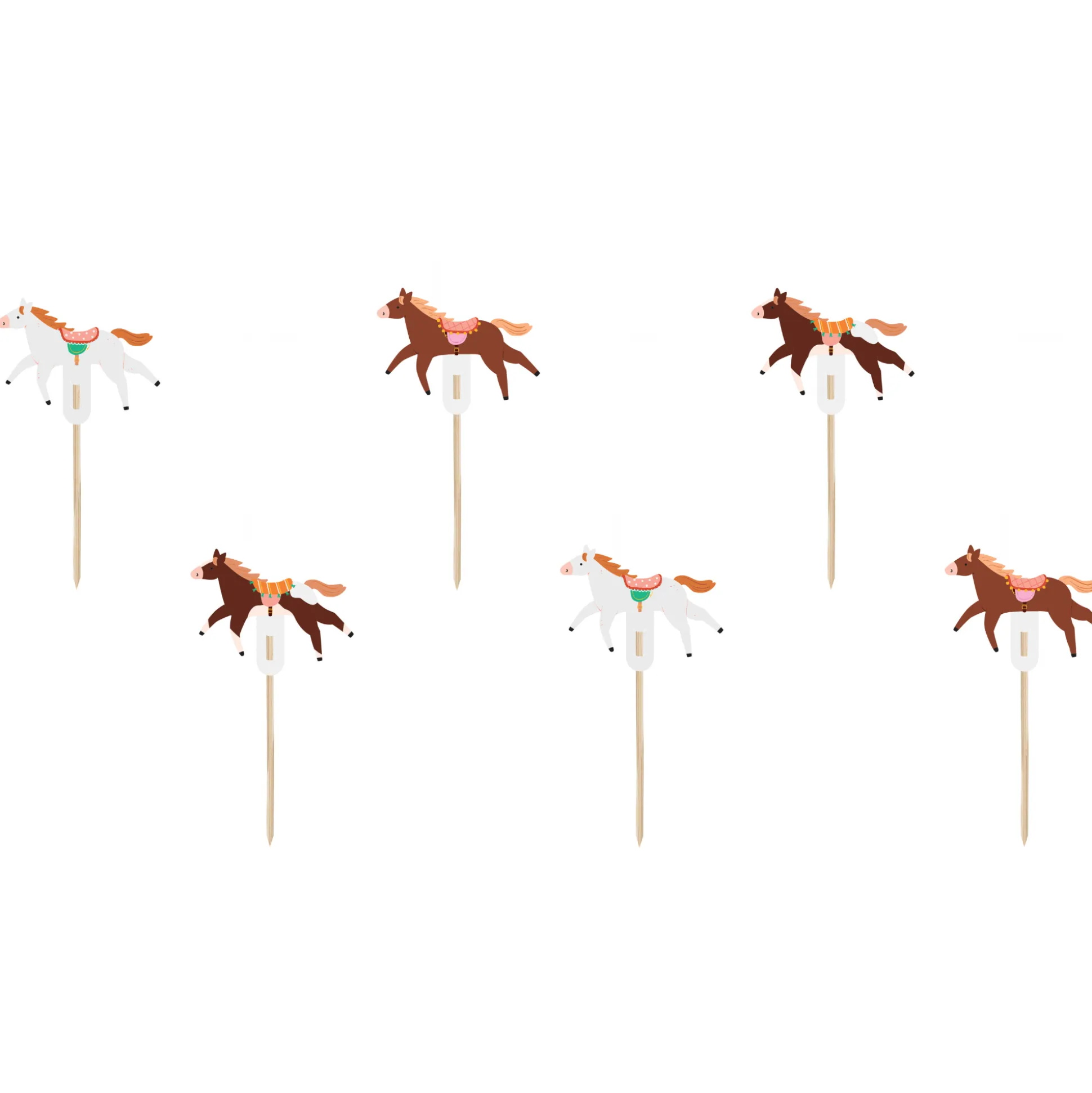 Horse Cake Toppers 6ct