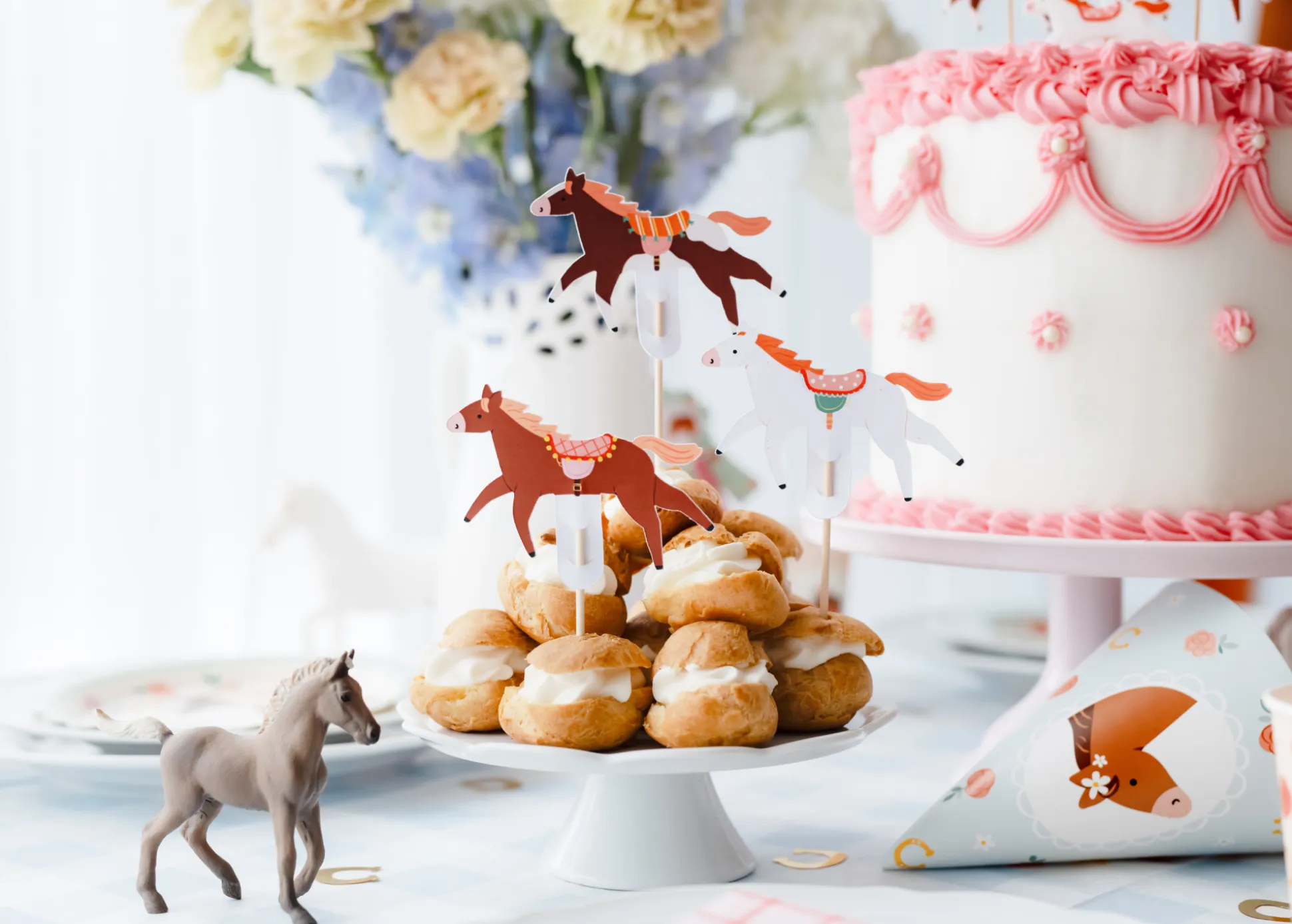Horse Cake Toppers 6ct
