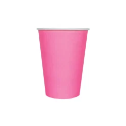Hot Pink Paper Cups 8ct