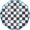 Hot Wheels™ Black Checker Dinner Plates 8ct