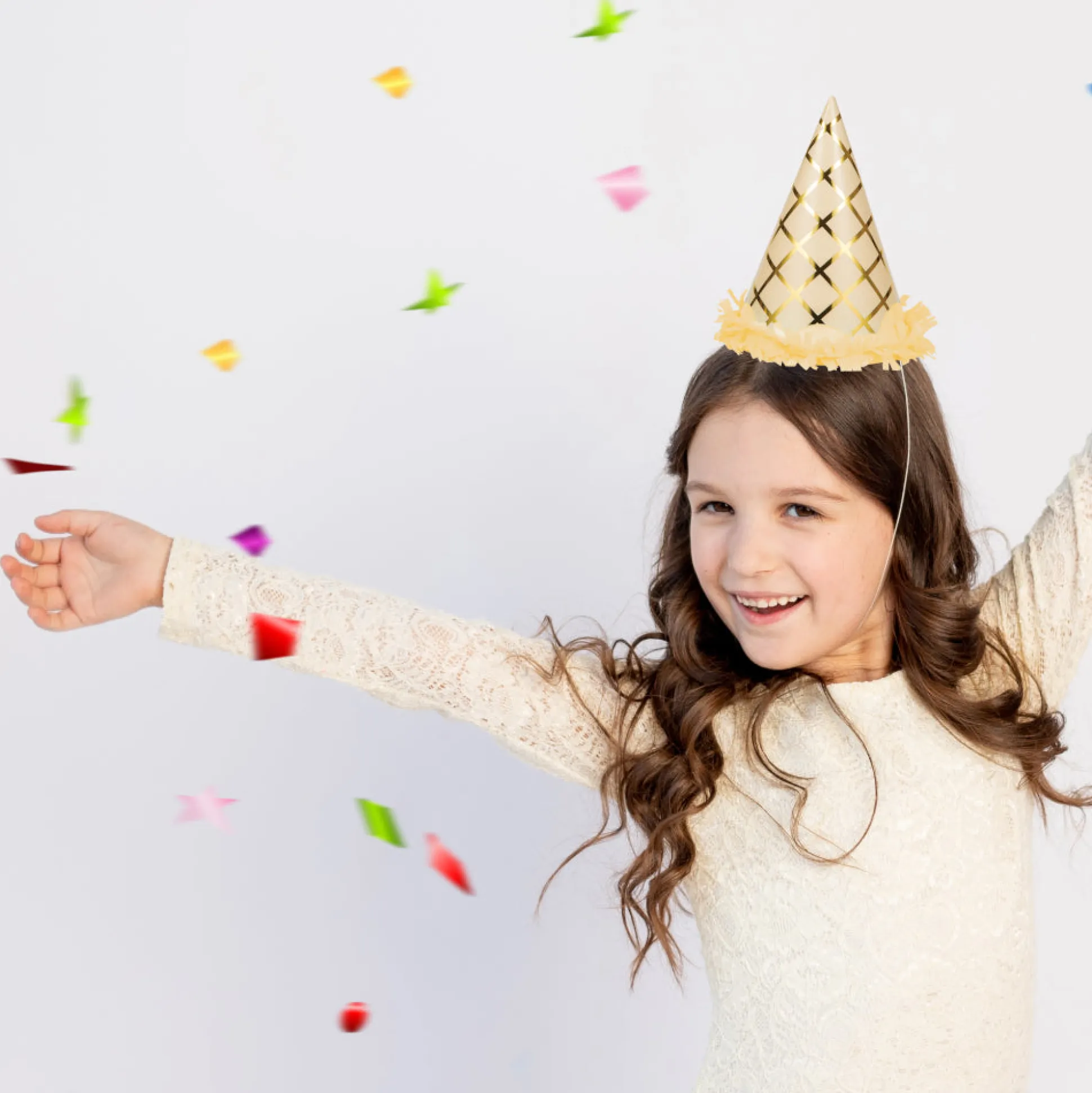 Ice Cream Cone Party Hats 8ct