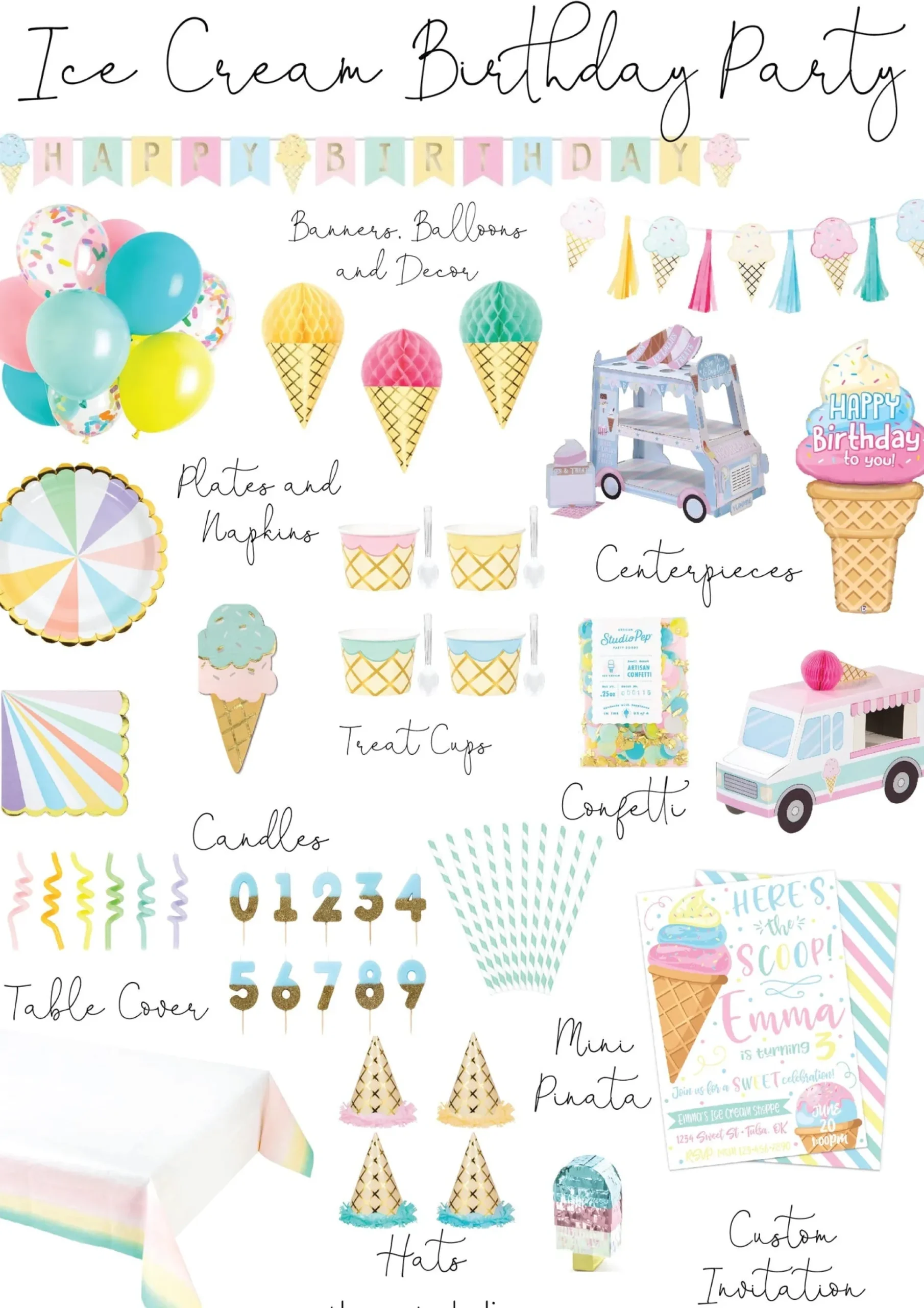 Ice Cream Cups with Spoons 8ct