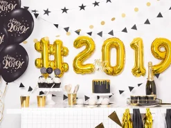 14in Air-Filled Gold Letter Balloon