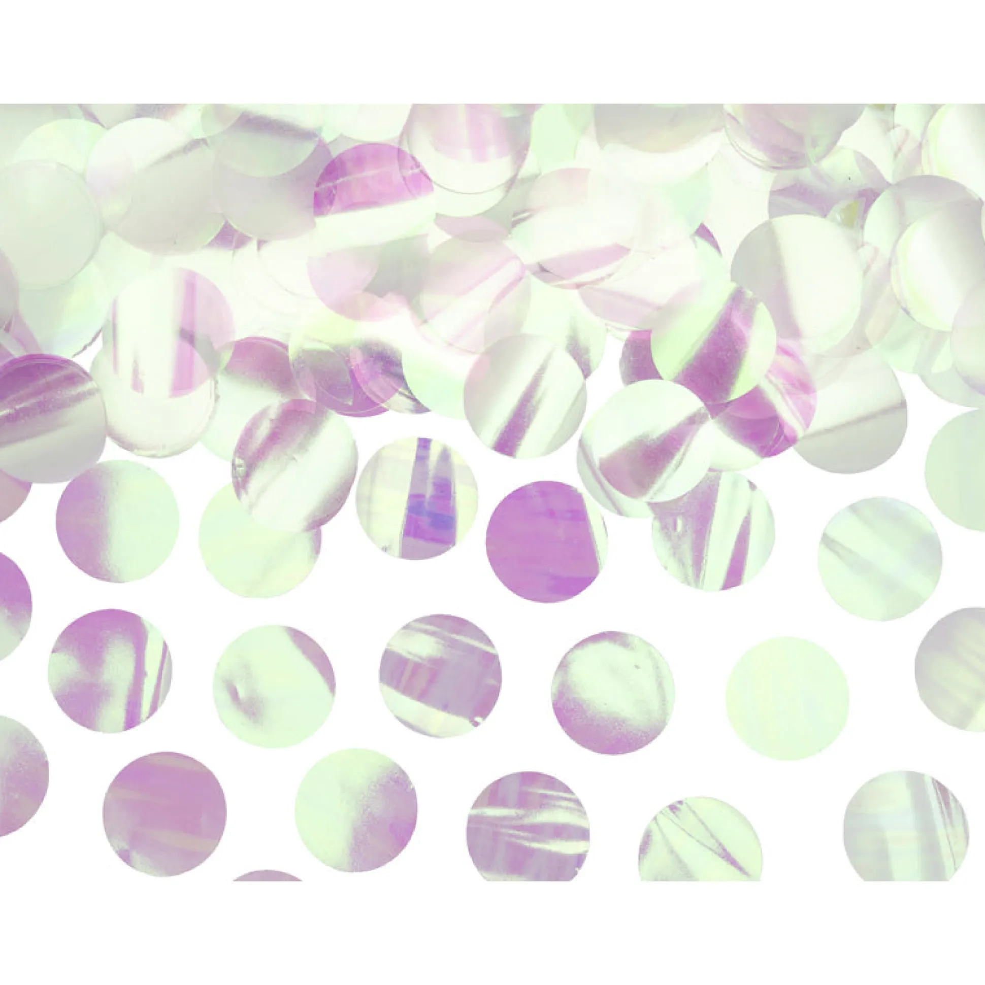 Iridescent Circle Confetti