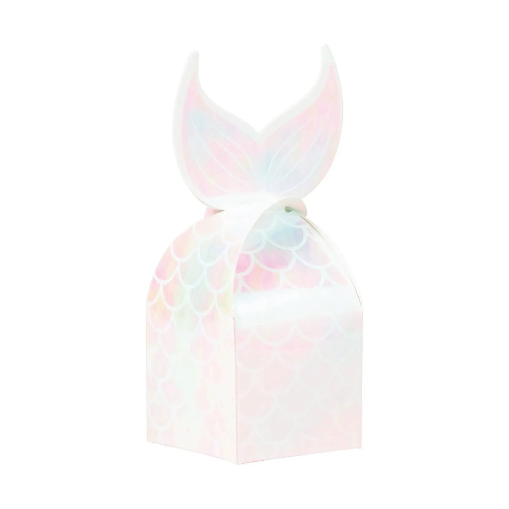 Iridescent Mermaid Tail Favor Boxes 8ct