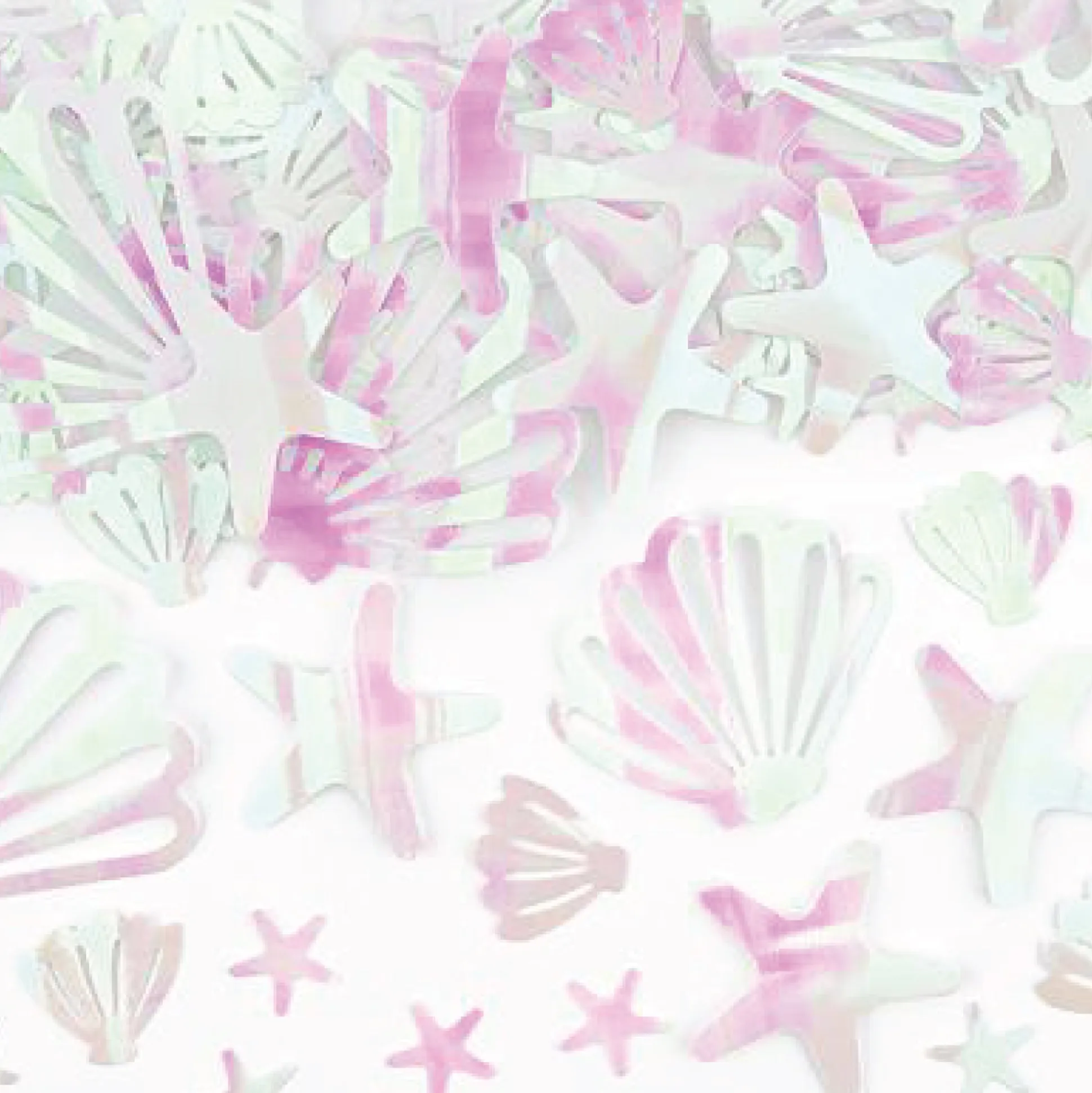 Iridescent Seashell Party Confetti .8oz