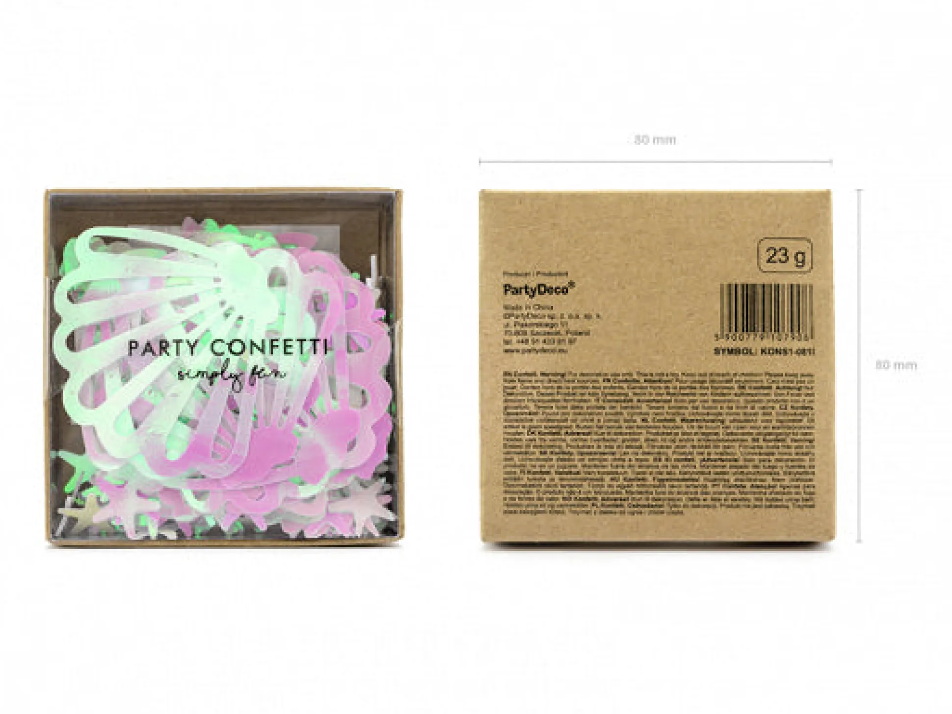 Iridescent Seashell Party Confetti .8oz