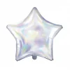 Iridescent Star Foil Balloon 19in