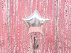 Iridescent Star Foil Balloon 19in